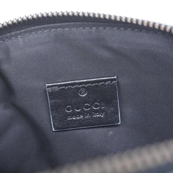 GUCCI Pouch GG Marmont 625544 Leather Black Women's - Picture 5 of 10